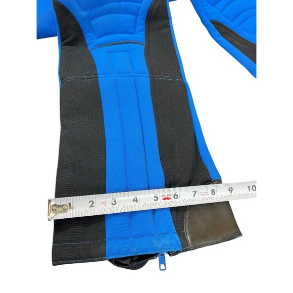 VTG 80s Profile Men’s Size 28 Blue Black Ski Pants Hong Kong Nylon Wool Stirrups - Picture 14 of 16